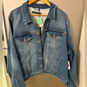 Nanette Lepore Blue ‘Heavenly’ Denim Jacket 3X NWT